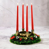 Set of 4 Twirl Taper Candles - Vanilla Cinnamon Scented