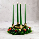 Set of 4 Twirl Taper Candles - Vanilla Cinnamon Scented