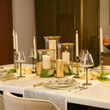 Ivory Gold Dining Table Grande Combo