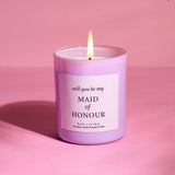 Maid of Honour Candle  - Vanilla + Musk + Bubblegum Scented