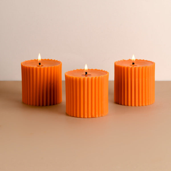 &lt;center&gt; Faith &amp; Belief Pillar Candles