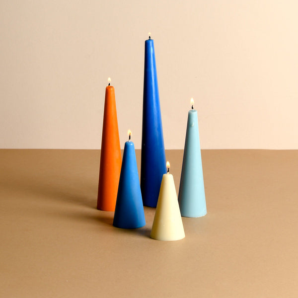 &lt;center&gt;Sunshine Set of 5 Candles